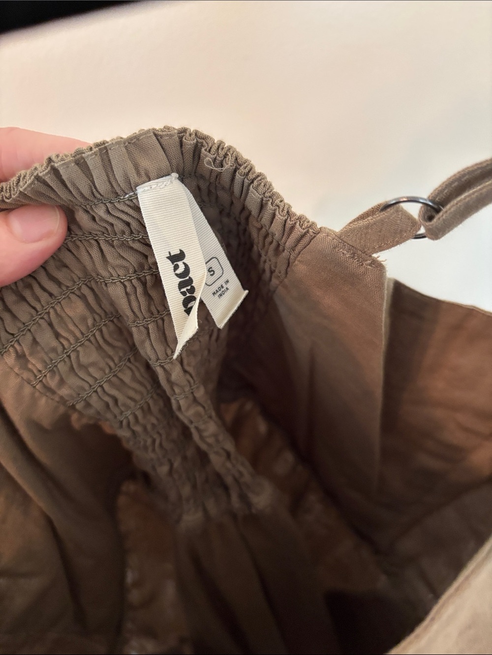 Pact Olive Green Maxi Dress - Picture 2 of 3
